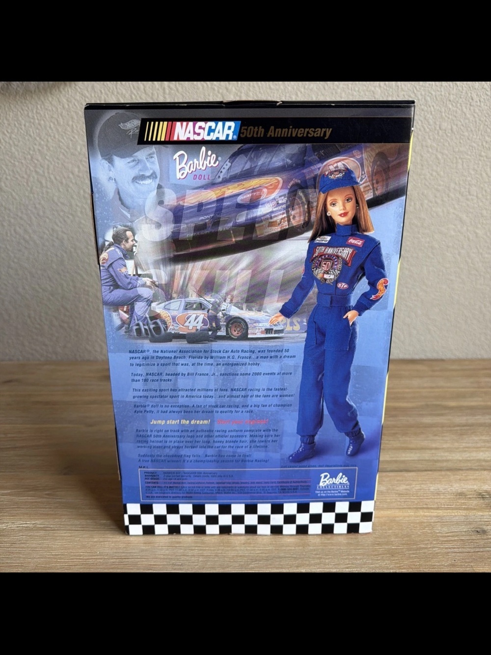 Mattel Barbie Nascar Doll 50th Anniversary Collector Edition 1948-1998 20442 - Picture 5 of 8